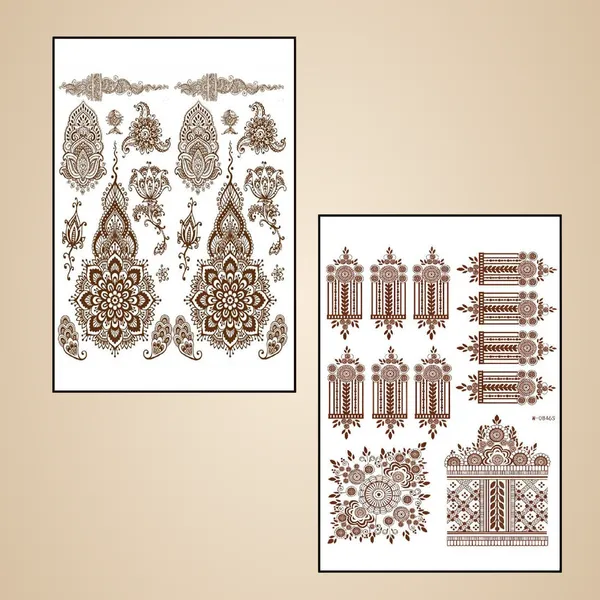 Dark_Brown_Skin_Safe_Tattoo_Paper_Premium_Sticker_Decal_For_Women_And_Girls_Pack_Of_1