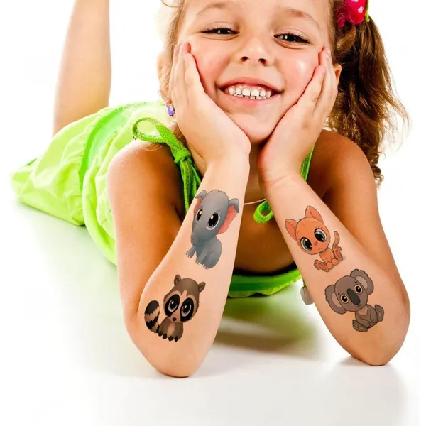 6pcs_Cute_Animals_Temporary_Tattoo_pack_of_2