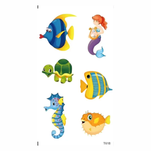 6pcs_Cute_Fish_Temporary_Tattoo_pack_of_2