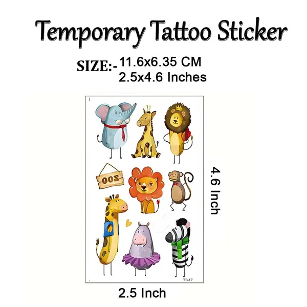 9pcs_Animals_Temporary_Tattoo_pack_of_2