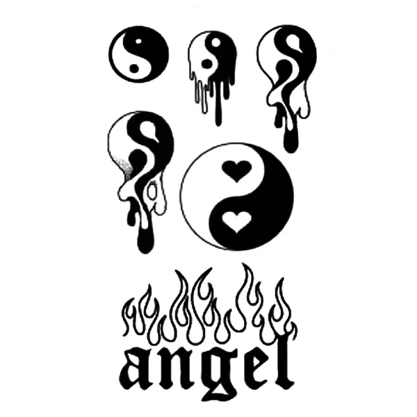 Angle_Fire_Design_Temporary_Tattoo_Pack_Of_2