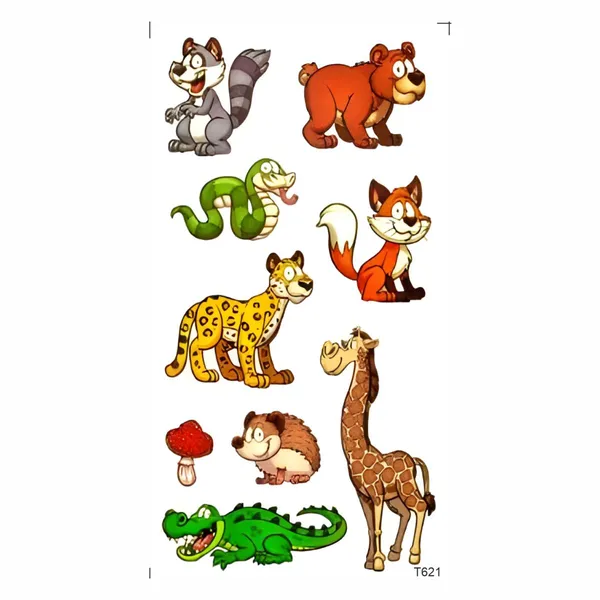 Animal_Cartoon_Temporary_Tattoo_pack_of_2