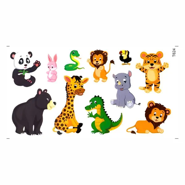 Animal_Cute_11pcs_Temporary_Tattoo_pack_of_2