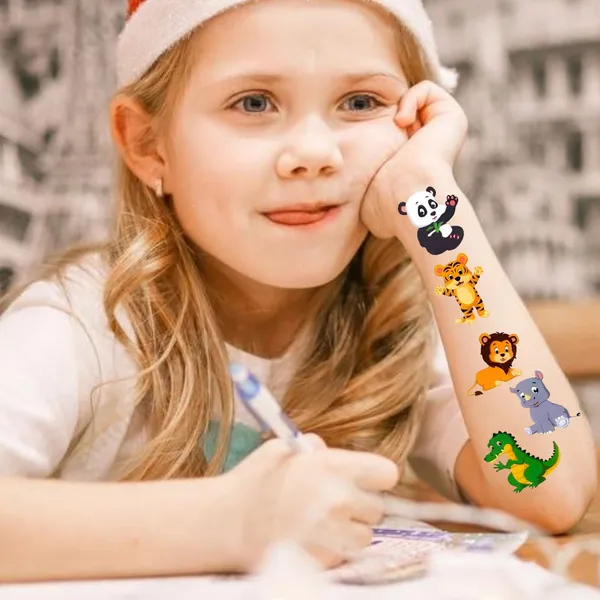 Animal_Cute_11pcs_Temporary_Tattoo_pack_of_2