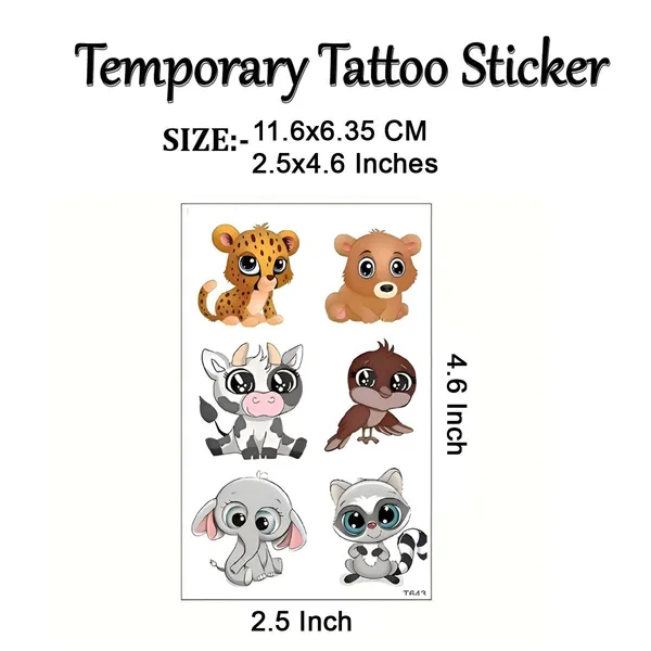 Animal_Cute_Baby_Temporary_Tattoo_pack_of_2