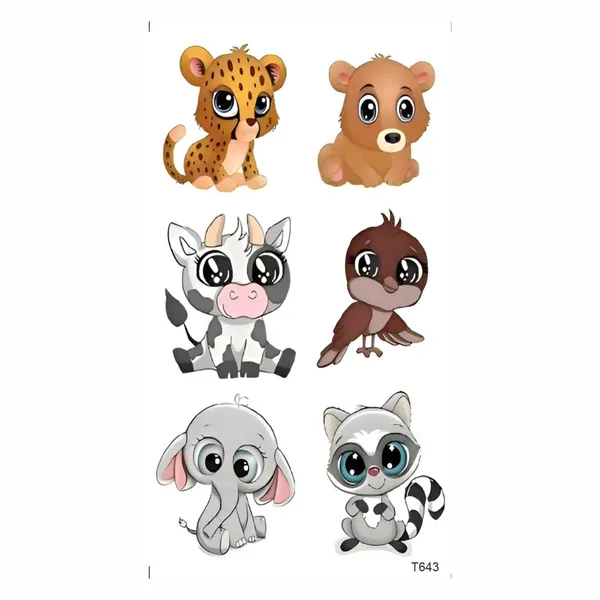 Animal_Cute_Baby_Temporary_Tattoo_pack_of_2
