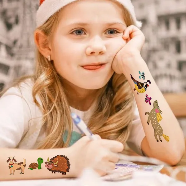 Animals_Cartoon_Temporary_Tattoo_pack_of_2