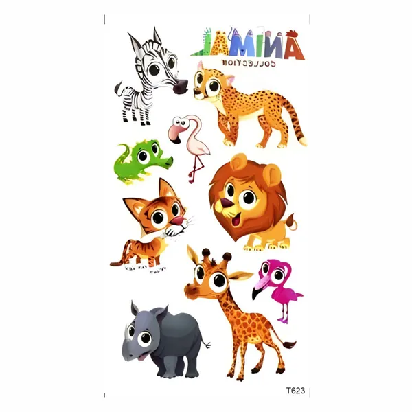 Animals_Cute_Temporary_Tattoo_pack_of_2