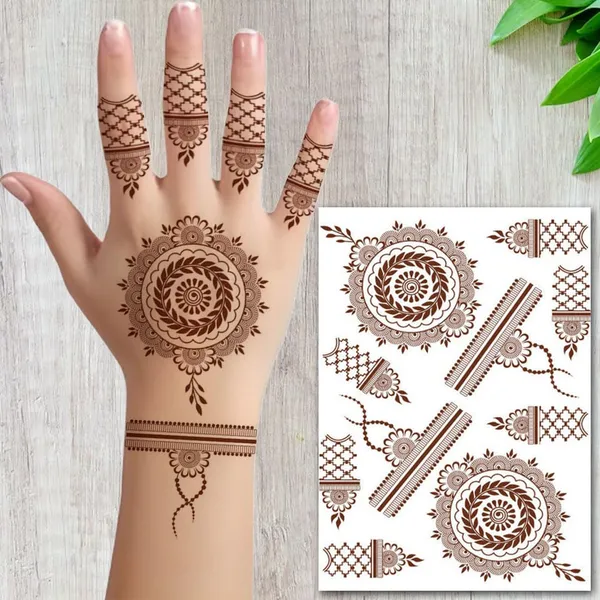 Dark_Brown_Skin_Safe_Tattoo_Paper_Premium_Sticker_Decal_For_Women_And_Girls_Pack_Of_1