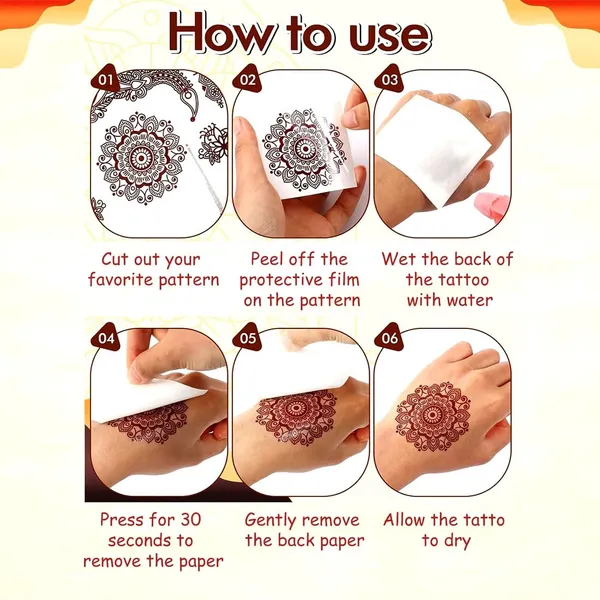 Dark_Brown_Skin_Safe_Tattoo_Paper_Premium_Sticker_Decal_For_Women_And_Girls_Pack_Of_1