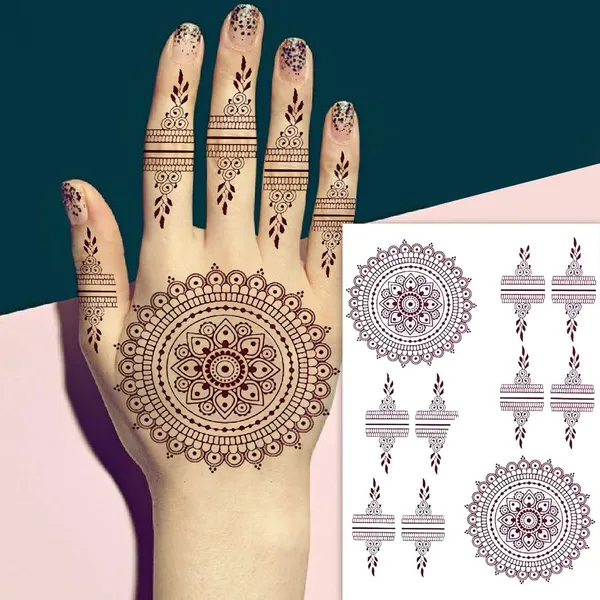 Dark_Brown_Skin_Safe_Tattoo_Paper_Premium_Sticker_Decal_For_Women_And_Girls_Pack_Of_1