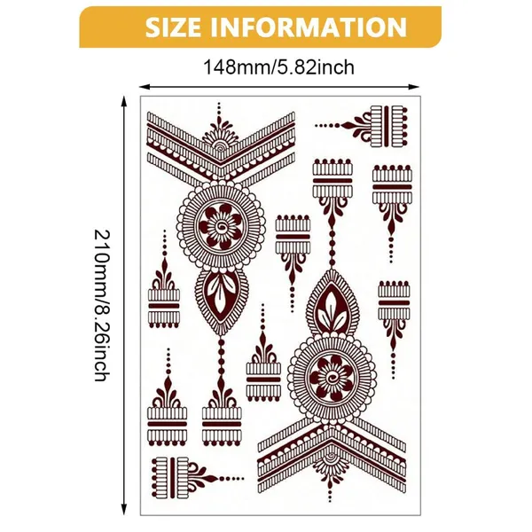 Dark_Brown_Skin_Safe_Tattoo_Paper_Premium_Sticker_Decal_For_Women_And_Girls_Pack_Of_1
