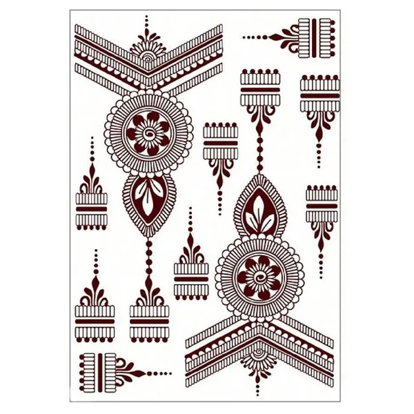 Dark_Brown_Skin_Safe_Tattoo_Paper_Premium_Sticker_Decal_For_Women_And_Girls_Pack_Of_1