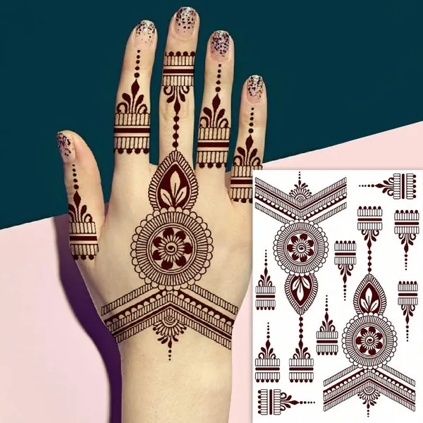 Dark_Brown_Skin_Safe_Tattoo_Paper_Premium_Sticker_Decal_For_Women_And_Girls_Pack_Of_1