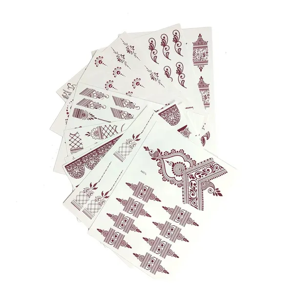 Dark_Brown_Transfer_Paper_Premium_Sticker_Decal_For_Women_And_Girls_Pack_Of_10_Sheets