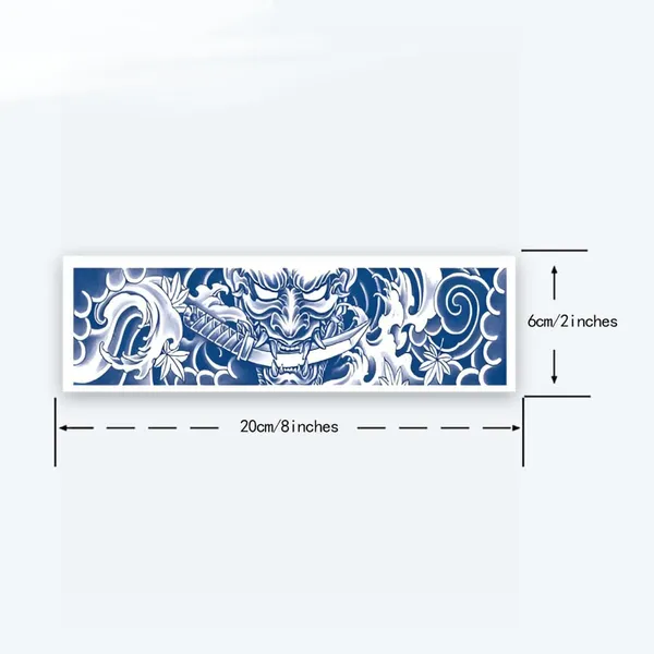 Blue_Skin_Safe_Tattoo_Film_Premium_Sticker_Decal_For_Men_And_Women_Pack_Of_1