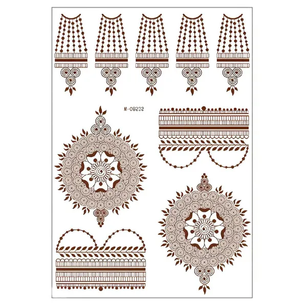 Dark_Brown_Skin_Safe_Tattoo_Paper_Premium_Sticker_Decal_For_Women_And_Girls_Pack_Of_1