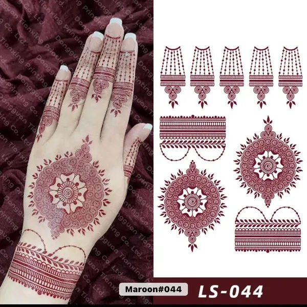 Dark_Brown_Skin_Safe_Tattoo_Paper_Premium_Sticker_Decal_For_Women_And_Girls_Pack_Of_1