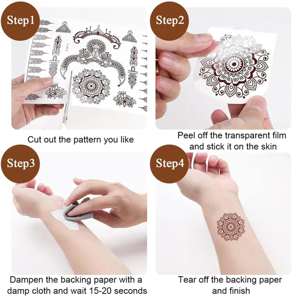 Dark_Brown_Skin_Safe_Tattoo_Paper_Premium_Sticker_Decal_For_Women_And_Girls_Pack_Of_1