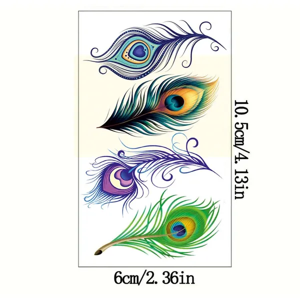 Multicolor_Skin_Safe_Tattoo_Paper_Premium_Sticker_Decal_For_Men_And_Women_Pack_Of_2