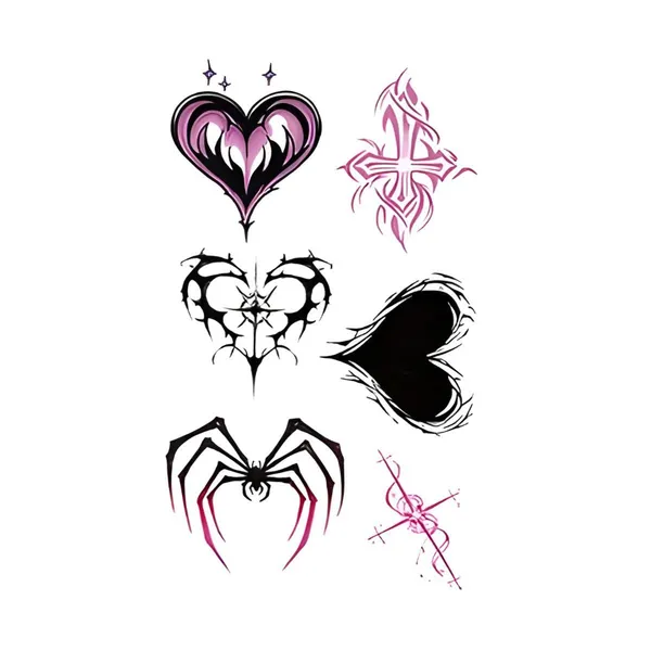 Multicolor_Skin_Safe_Tattoo_Paper_Premium_Sticker_Decal_For_Men_And_Women_Pack_Of_2