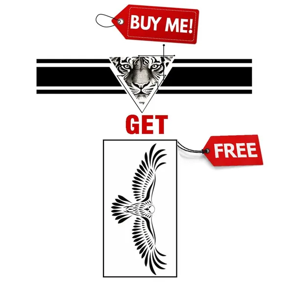 Tiger_Hand_Band_with_free_Eagle_Temporary_Tattoo_For_Men_And_Woman_Waterproof_Body_Tattoo