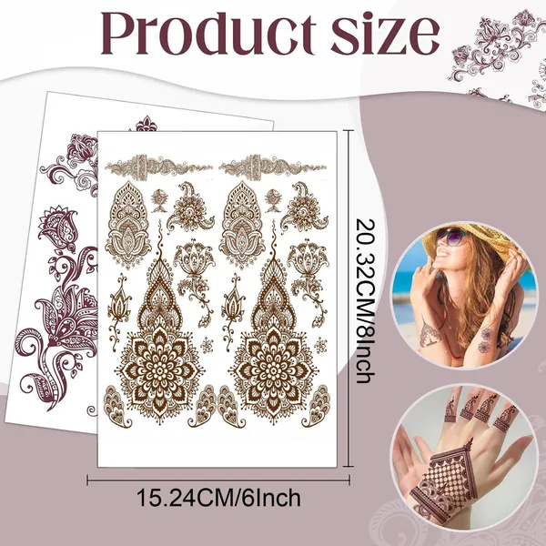 Dark_Brown_Skin_Safe_Tattoo_Paper_Premium_Sticker_Decal_For_Women_And_Girls_Pack_Of_1