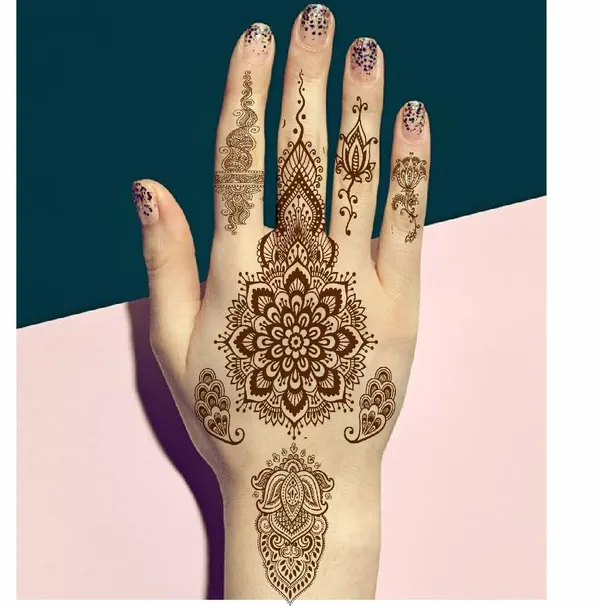 Dark_Brown_Skin_Safe_Tattoo_Paper_Premium_Sticker_Decal_For_Women_And_Girls_Pack_Of_1