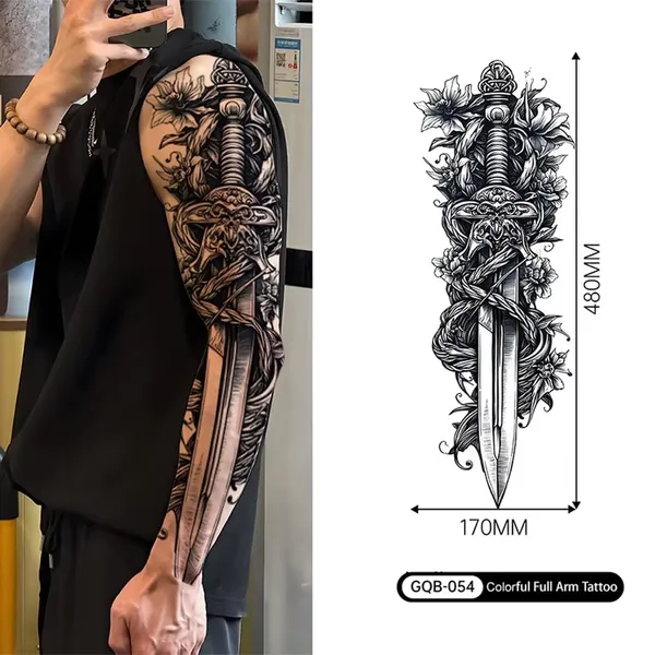 Black_Skin_Safe_Tattoo_Film_Premium_Temporary_Tattoo_Sleeve_For_Adults_Pack_Of_1
