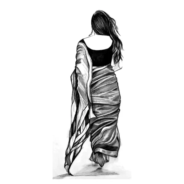 Beautiful_Woman_Black_Temporary_Tattoo_pack_of_2
