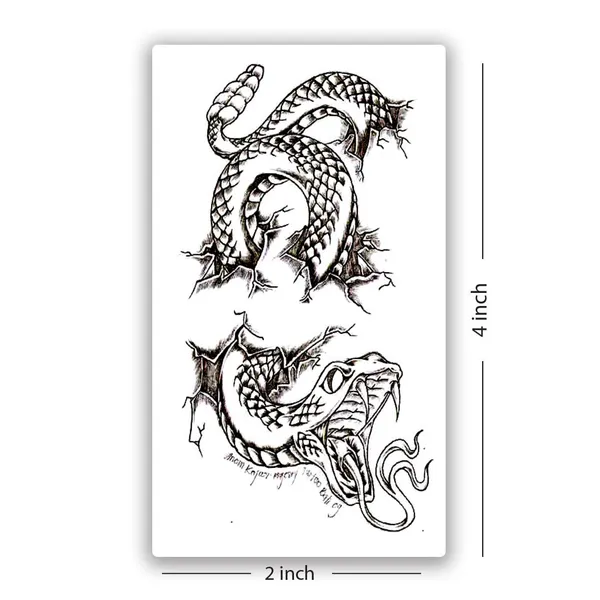 Black_Dragon_Temporary_Tattoo_pack_of_2