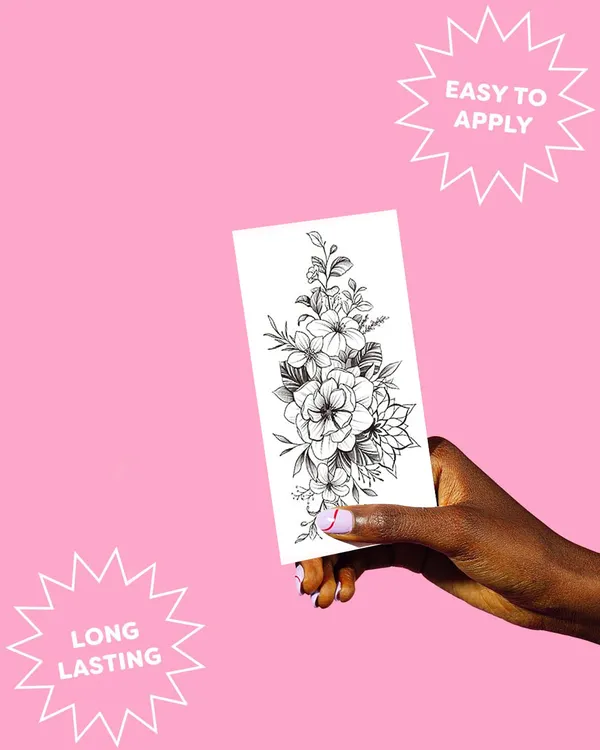 Black_Flower_Design_Waterproof_Temporary_Body_Tattoo_pack_of_2