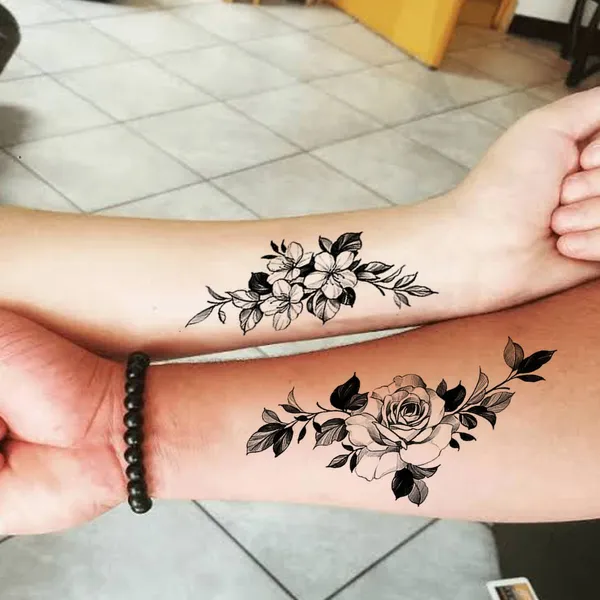 Black_Flower_Leaf_Tattoo_3_Styles_Waterproof_Temporary_Body_Tattoo_pack_of_2