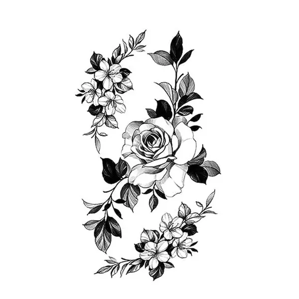 Black_Flower_Leaf_Tattoo_3_Styles_Waterproof_Temporary_Body_Tattoo_pack_of_2