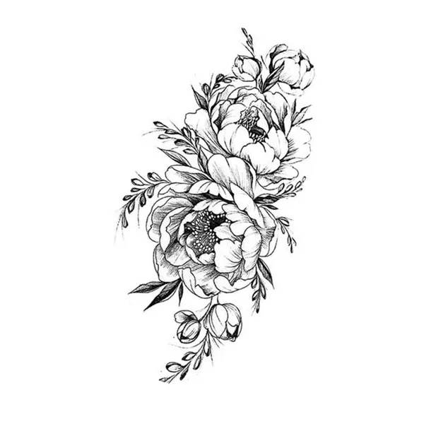 Black_Flower_Tattoo_Waterproof_Temporary_Body_Tattoo_pack_of_2