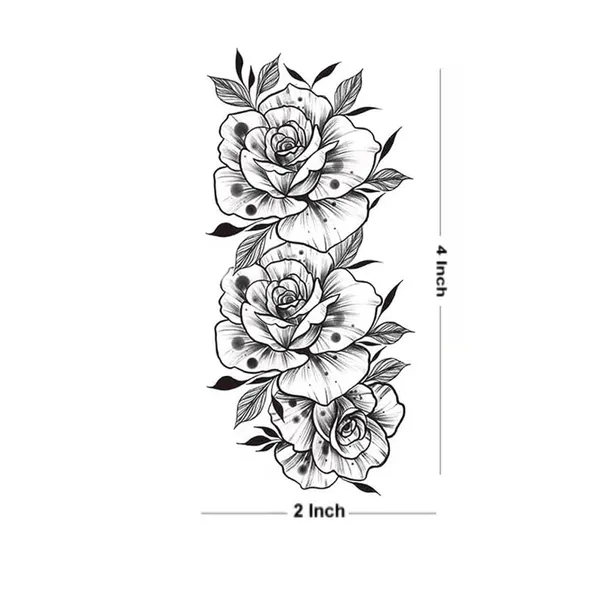 Black_Real_Rose_Tattoo_pack_of_2