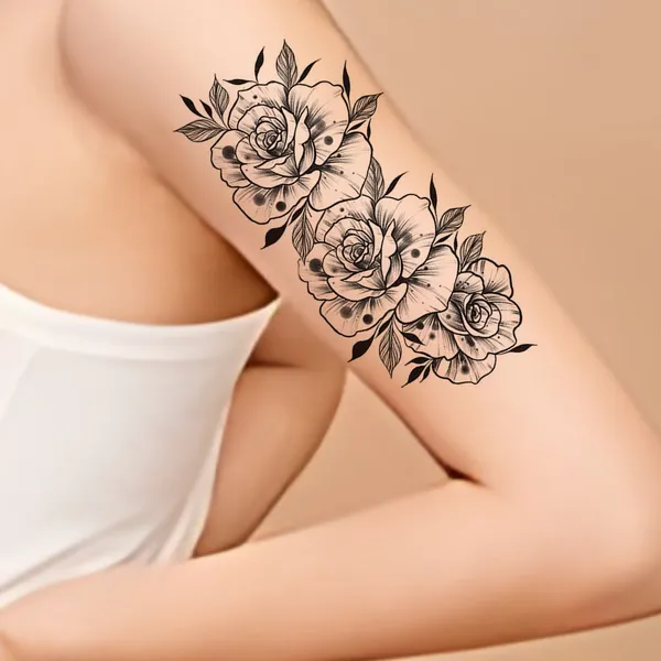 Black_Real_Rose_Tattoo_pack_of_2