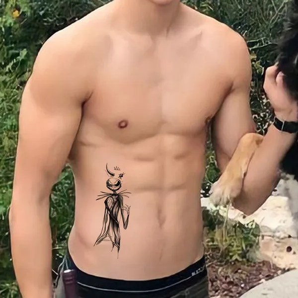 Black_Scare_Crow_Temporary_Tattoo_pack_of_2