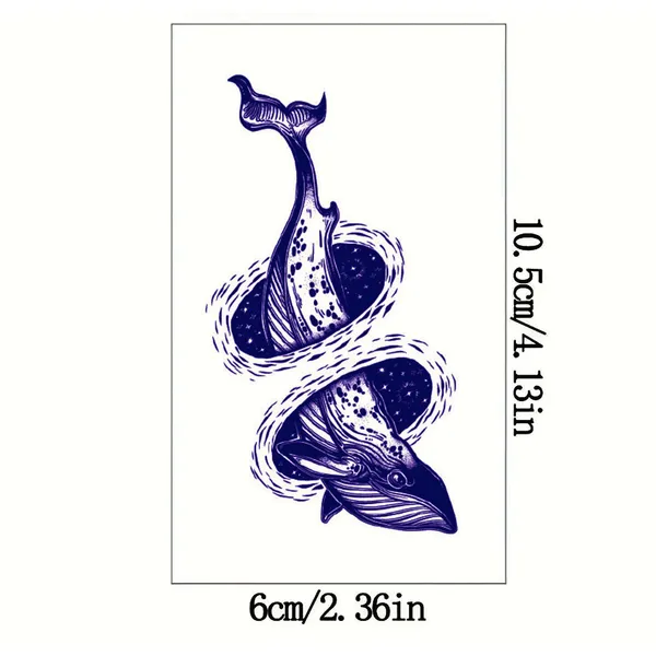 Blue_Whale_In_Hole_Design_Temporary_Tattoo_pack_of_2