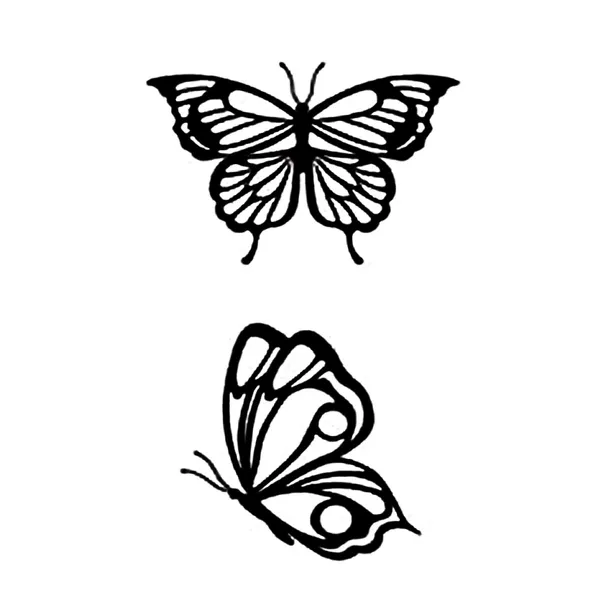 Butterfly_2_Black_Design_Temporary_tattoo_Pack_of_2