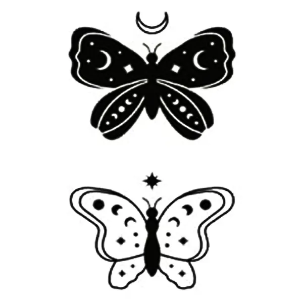 Butterfly_2_Style_Moon_Design_Temporary_Tattoo_Pack_of_2