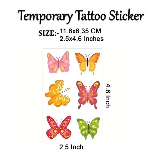 Butterfly_Colour_Set_Temporary_Tattoo_pack_of_2