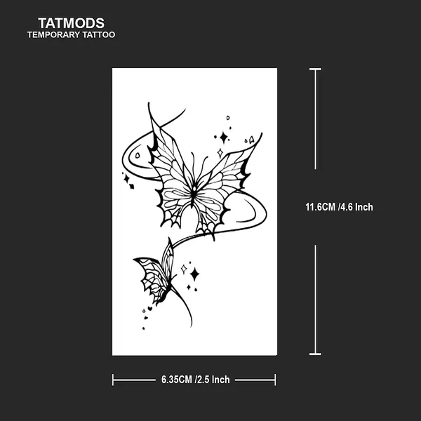 Butterfly_Design_Temporary_Tattoos_Pack_Of_2