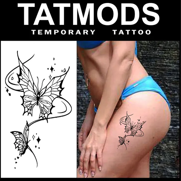 Butterfly_Design_Temporary_Tattoos_Pack_Of_2