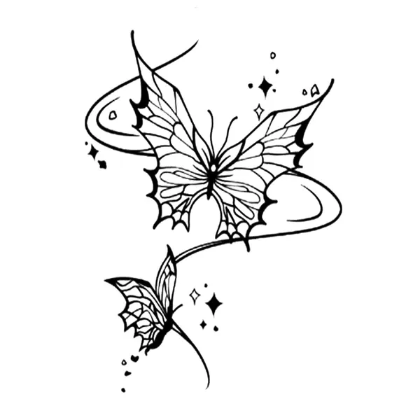 Butterfly_Design_Temporary_Tattoos_Pack_Of_2