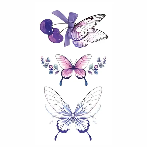 Butterfly_With_CherryTemporary__pack_of_2