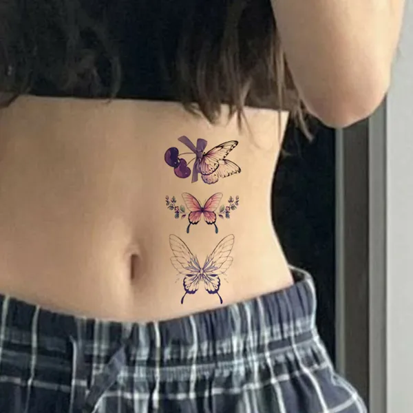 Butterfly_With_CherryTemporary__pack_of_2