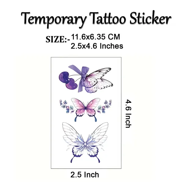 Butterfly_With_CherryTemporary__pack_of_2