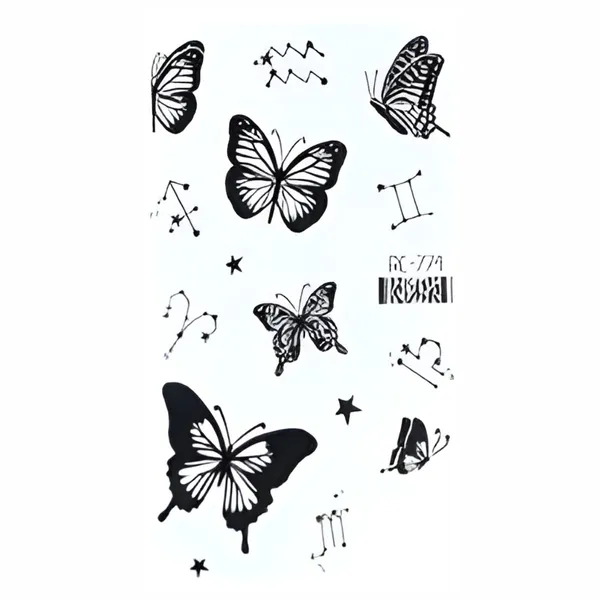 Butterfly_With_Hooks_Temporary_Tattoo_pack_of_2