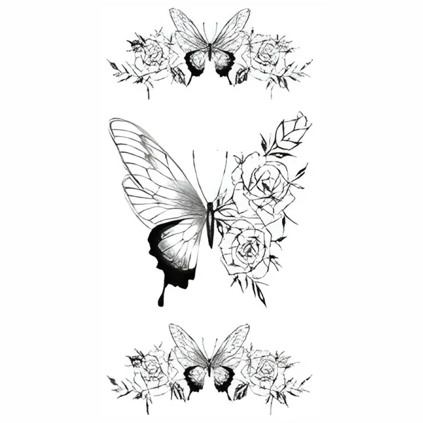 Butterfly_With_Rose_Wings_Temporary_Tattoo_pack_of_2